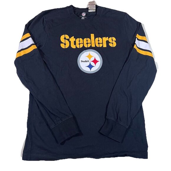 Pittsburgh Steelers NFL Adaptive Apparel Magnetic Long Sleeve Shirt Men's Small - Picture 1 of 8